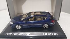 Peugeot 407 SW Azul 1:43 Norev EXTREMAMENTE RARO 1 de 1700 peças comprar usado  Enviando para Brazil