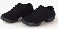 Tênis Capezio Dansneaker Feminino Tamanho 8.5 M Lona Sola Dividida Macia Preto comprar usado  Enviando para Brazil