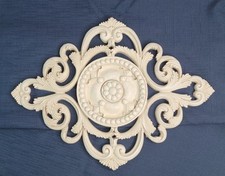 Decoração de parede Medallion vintage galeria branca placa parede 15 X 11 pol comprar usado  Enviando para Brazil