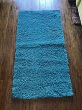 Verina turquoise shaggy for sale  SUTTON