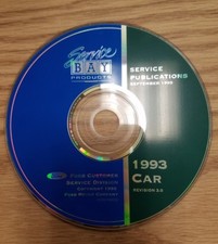 Service Bay Production Service Publications setembro 1995 1993 revisão de carro 3.0 comprar usado  Enviando para Brazil