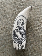 Scrimshaw whale tooth for sale  Macungie