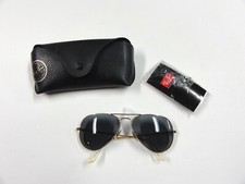 ÓCULOS DE SOL VINTAGE RAY BAN ITÁLIA AVIADOR GRANDE COM ESTOJO E PAPEL USADO comprar usado  Enviando para Brazil