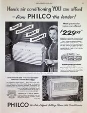 ANÚNCIO IMPRESSO VINTAGE DOS ANOS 1950 ~ Ar condicionado Philco ~ Aqui está o AC que você pode pagar! comprar usado  Enviando para Brazil
