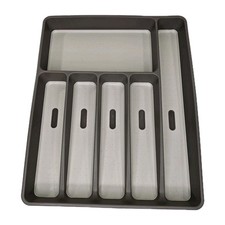 Organizador de gaveta cinza Madesmart talheres de cozinha grande 16"x13.5" comprar usado  Enviando para Brazil