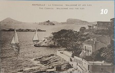 Cpa marseille corniche d'occasion  Bollène