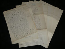 Ferdinand Bandeja - Manuscritos Autógrafos Firmado - Bayona - 21 Páginas-1914 comprar usado  Enviando para Brazil