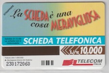 Scheda telefonica telecom usato  Italia