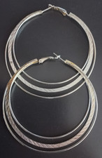 Paar silberfarbige hrringe gebraucht kaufen Paar silberfarbige hrringe gebraucht kaufen  Unterhaching