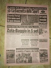 gazzetta sport baggio usato  Milano