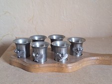 Zinn schnapsbecher holz gebraucht kaufen  Bonn