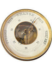 Vintage barometer brass for sale  WORTHING