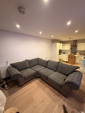 Large grey velvet for sale  CHELMSFORD
