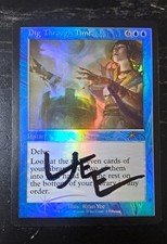 Usado, MtG Magic FOIL assinado Dig Through Time Ryan Yee retrô promoção comprar usado  Enviando para Brazil