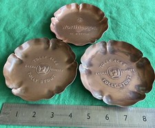 Vintage copper ashtrays for sale  CRANBROOK