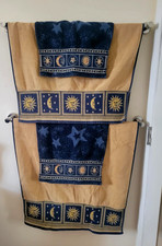2 Toalhas decorativas Hampton Manor Bath 2 Spring Maid Hand MOON SUN STAR CLESTRIAL  comprar usado  Enviando para Brazil