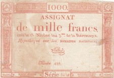 1000 francs nivose d'occasion  France