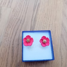 Hrringe rosa blumen gebraucht kaufen  Bamberg