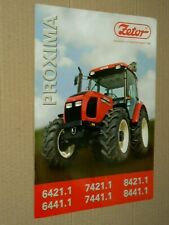 .prospectus tracteur zetor d'occasion  Charolles
