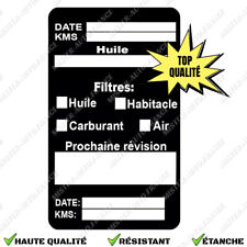Autocollant étiquette vidange d'occasion  Orange