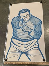 Serigrafía vintage objetivo de tiro arte de la NRA años 60 segunda mano  Embacar hacia Mexico