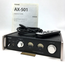 Usado, Amplificador integrado estéreo TEAC AX-501 com cabo de alimentação manual remoto testado comprar usado  Enviando para Brazil