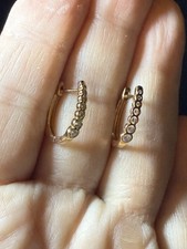 18k gold loop earrings for sale 18k gold loop earrings for sale Corsicana