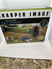 Conjunto de pingue-pongue retrátil de tênis de mesa Sharper Image, pás e bolas NOVO comprar usado  Enviando para Brazil