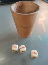 Würfelbecher coca cola gebraucht kaufen  Schermbeck