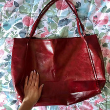Burgundy leather tote for sale  Miami