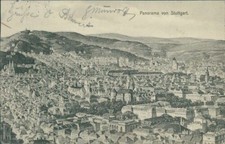 Ansichtskarte panorama stuttga gebraucht kaufen  Eggenstein-Leopoldshafen
