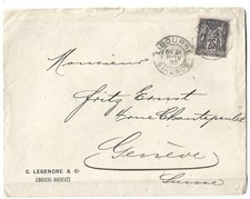 Timbres lettre 1898 d'occasion Timbres lettre 1898 d'occasion  L'Arbresle