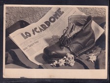 Cartolina giornale scarpone usato  Italia