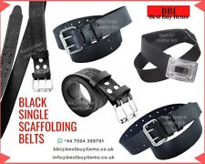 Black leather scaffolders for sale  BIRMINGHAM