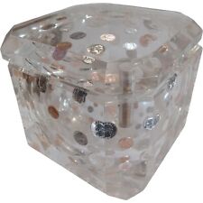 Usado, Antigo balde de gelo acrílico Lucite suspenso Estados Unidos cunhagem década de 1970 MCM Mod comprar usado  Enviando para Brazil