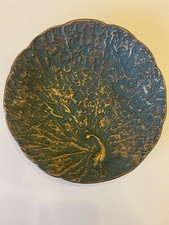 Bronze teller pfau gebraucht kaufen  Elsoff, Rehe, Oberroßbach