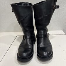 Botas de motocicleta Harley-Davidson masculinas tamanho 8.5 Trail Boss zíper lateral 91417 comprar usado  Enviando para Brazil