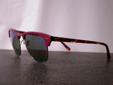 Óculos de sol Ray Ban esportivo clássico roxo Club Master armação tons, usado comprar usado  Enviando para Brazil