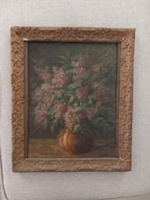 Ancien tableau fleurs d'occasion  Juan-les-Pins