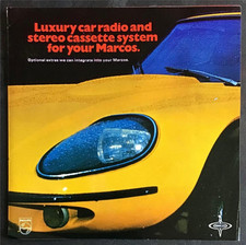 Folheto de vendas MARCOS PHILIPS RÁDIO AUTOMOTIVO E SISTEMA DE CASSETE c1970 RN495 & N2602 comprar usado  Enviando para Brazil