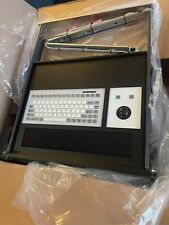 Teclado de montaje en rack con trackball 1U planos de chasis segunda mano  Embacar hacia Mexico