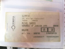 Michel sardou ticket d'occasion  Brunoy