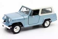 Mini carro Jeepster Command Station Wagon 1967 azul We24117Hmbl em escala 1/24 comprar usado  Enviando para Brazil