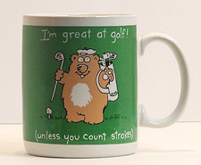 Hallmark golf mug for sale  San Antonio
