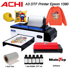 A3 DTF Printer Epson R1390 T-shirt Transfer Printer & Roll Design Direct To Film comprar usado  Enviando para Brazil