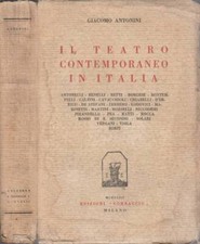 Teatro contemporaneo italia. usato  Italia