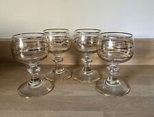 Set vintage goblet for sale  PETERBOROUGH