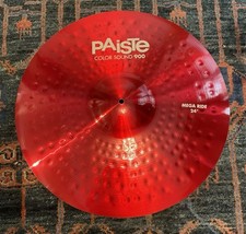Prato Paiste 24" Color Sound 900 Mega Ride - Vermelho comprar usado  Enviando para Brazil