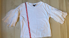 Topshop white eyelet for sale  USA