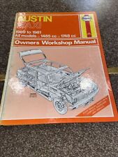 Haynes workshop manual for sale  BASINGSTOKE